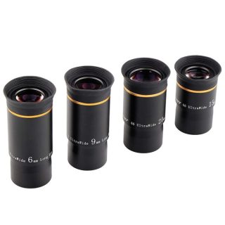 Набор окуляров SVBONY 66°, 1,25" (6мм, 9мм, 15мм, 20мм)
