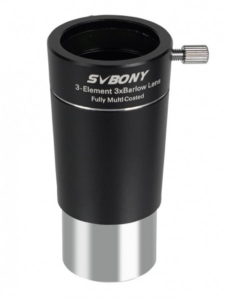 Линза Барлоу SVBONY 3х трёхэлементная, 1,25", SV213