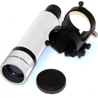 Оптический искатель Meade 829 прямого зрения 8х50 с крепежной скобой (белый)